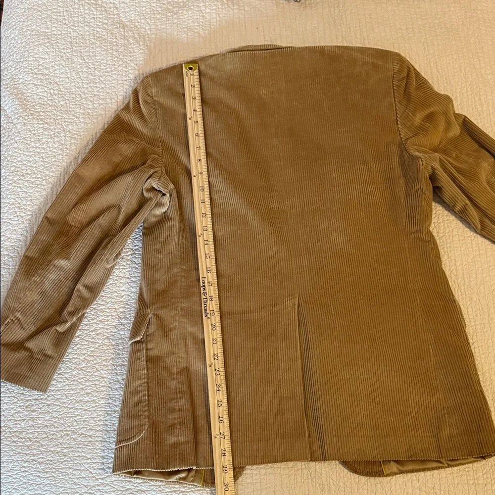 Vintage USA Made Anthony Allan Tan‎ Corduroy Preppy Countryside Sports Coat